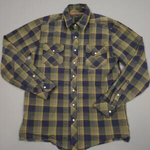5.11 Tactical Covert Long Sleeve Pearl Snap Flannel Shirt Plaid Western Small